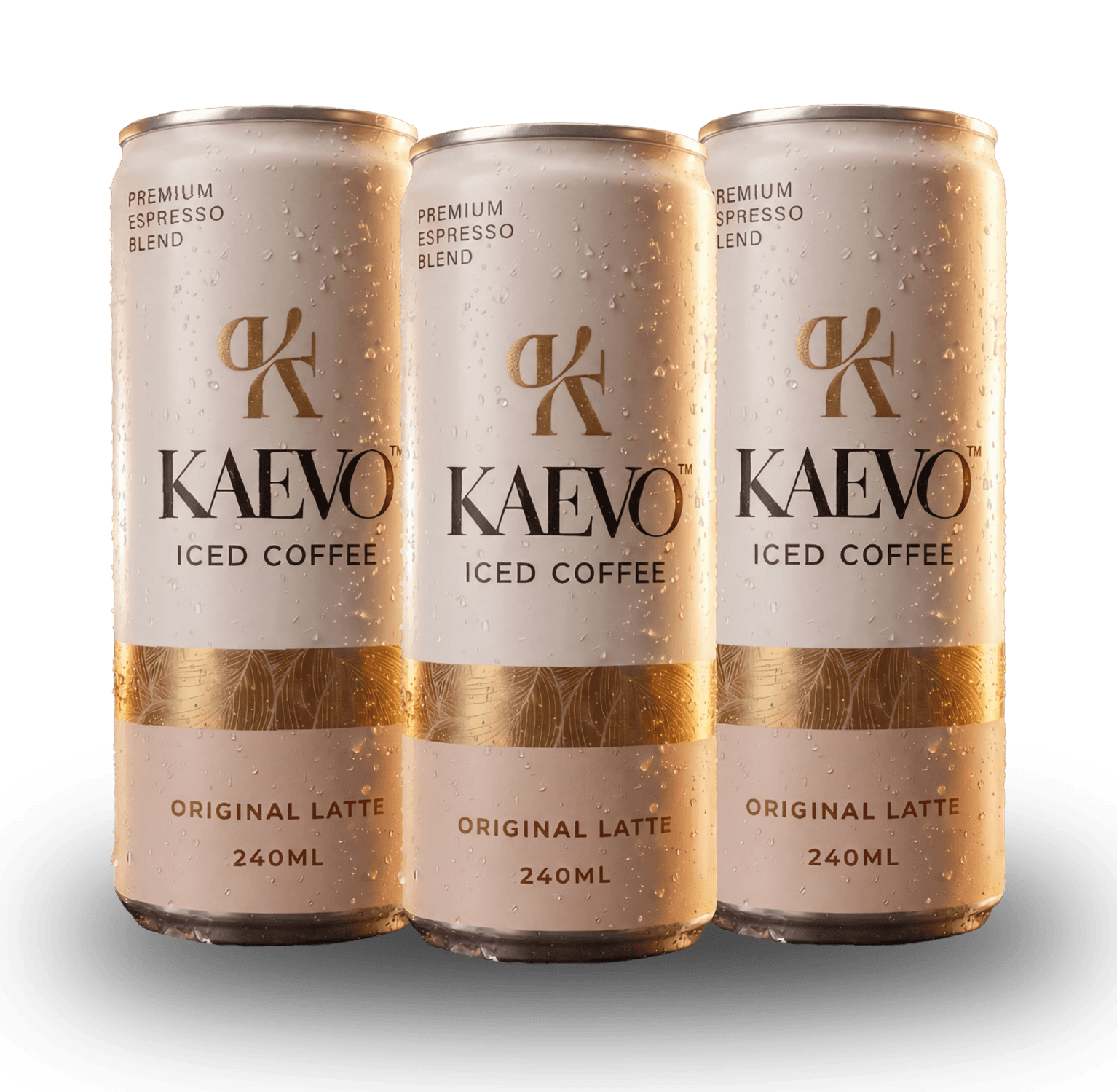 KAEVO Original Latte iced coffee cans
